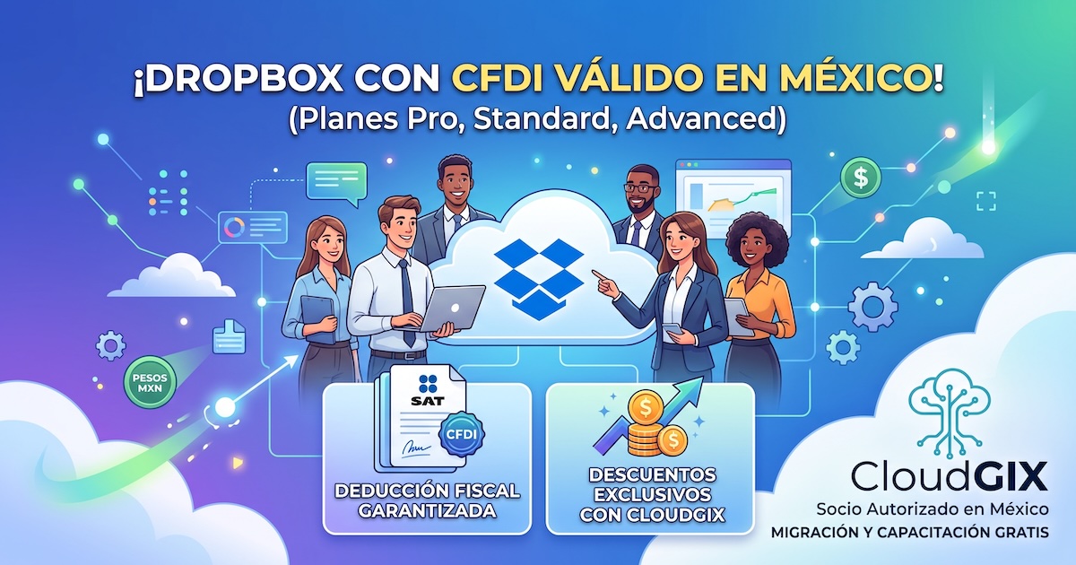 Precios Dropbox México 2026 y Factura Fiscal